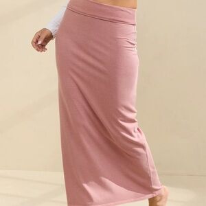 Aerie Chill Up Foldover Maxi Skirt